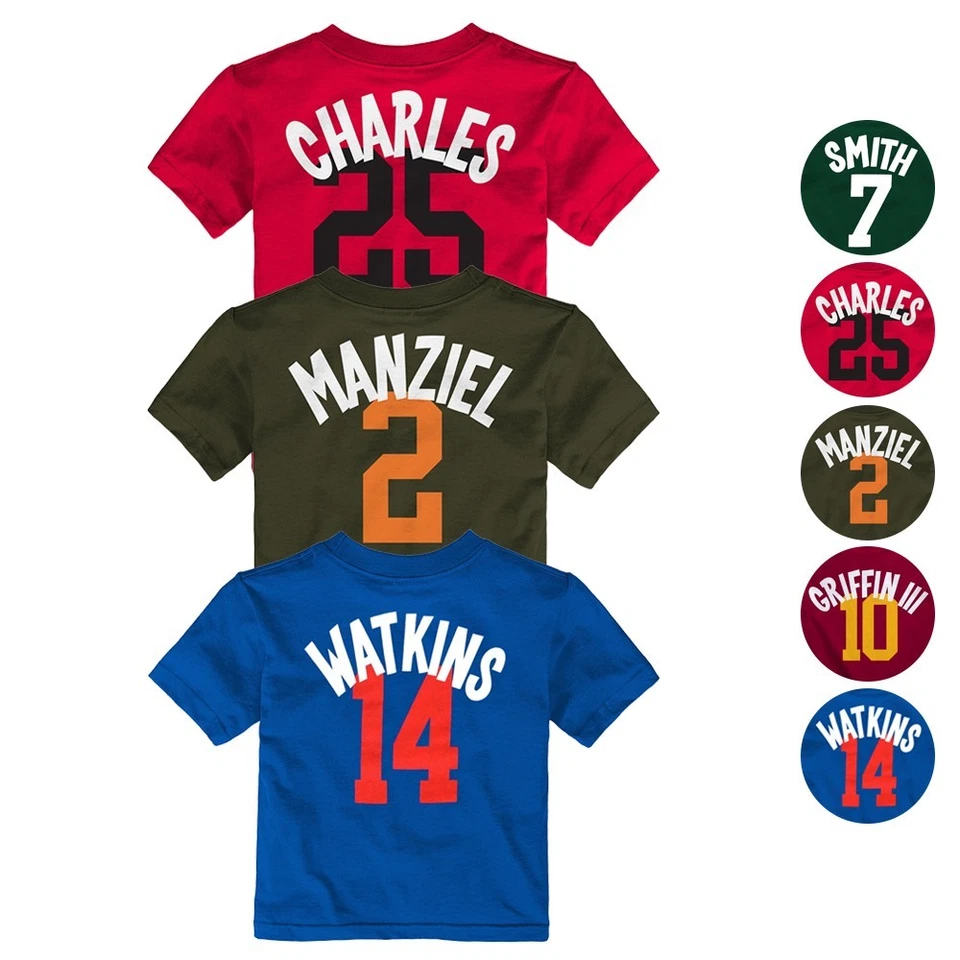 NFL“旋风”球队球员球衣 T 恤系列婴儿(12-24 个月) — 第 1/1 张图片