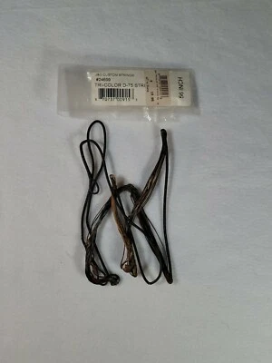 J&D Custom Strings 24699 Tri-Color D-75 String BLK/TAN/Buckskin 56" - Image 1 of 3