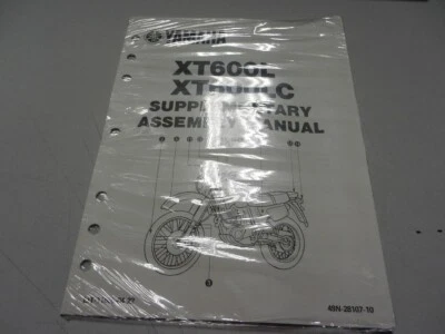 NOS Yamaha Supplementary Assembly Manual 1984 XT600L XT600LC LIT-11666-04-22 Foto 1 de 4