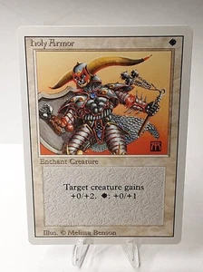 MTG - 3rd Edition - Revised - Holy Armor - Common - MP/LP - Picture 1 of 3