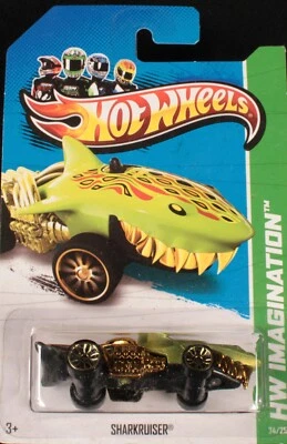Hot Wheels HW Imagination Sharkcruiser verde y dorado nuevo en paquete sellado difícil de encontrar Foto 1 de 2