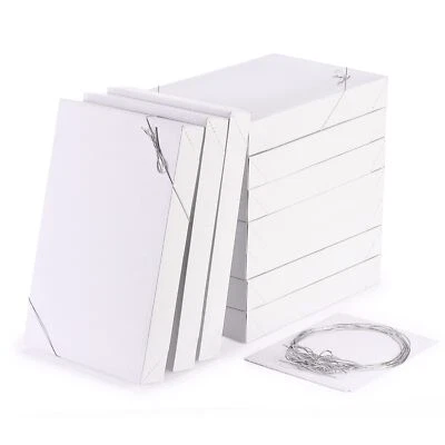 MPFY- Cajas envolventes de regalo para camisa blanca con papel de seda y cinta de envolver, paquete de 10... Foto 1 de 4