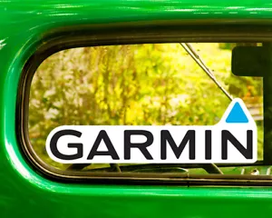 GARMIN GPS DECAL 2 Stickers Bogo For Car Window Boat Bumper Truck 4x4 Boat - Picture 1 of 1