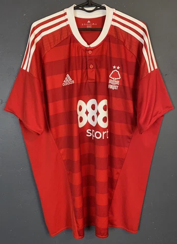 MEN'S FC NOTTINGHAM FOREST 2016/2017 SOCCER FOOTBALL SHIRT JERSEY SIZE 2XL XXL Cover