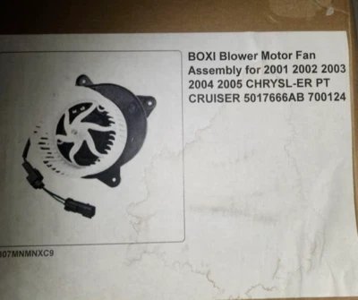 Ventilador de motor soplador calentador Bloxi Chrysler PT Cruiser 2001-2004 2005 5017666AB NUEVO Foto 1 de 2