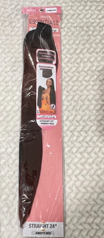 Hair Extensions-Straight Hair 24” Long Soft Texture Snatch And Wrap Wig Ponytail - Image 1 of 4