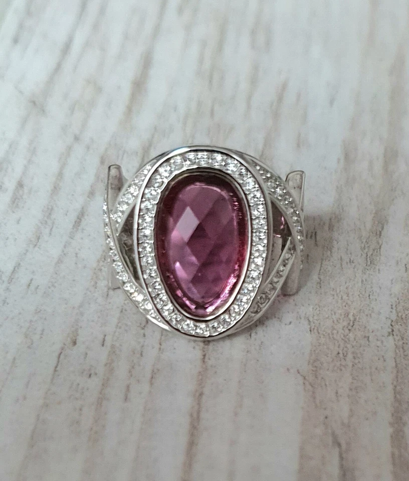 Anillo Pierre Lang Moda Joyería Piedras Blancas Modelos Antiguos Foto 1 de 4