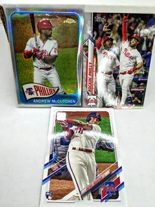 Bryce Harper 3 Card Lot Philadelphia Phillies Topps Chrome McCutchen Segura - Picture 1 of 5