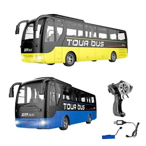 RC ferngesteuerte Bus Auto mit Frondlicht Akku Ladegeräte 2,4GHz 40cm Lang - Bild 1 von 3