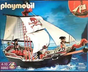 Playmobil 5950 Schädel und Knochen Piratenschiff Spielzeug rot schwarz - neu versiegelt neuwertig - Bild 1 von 2