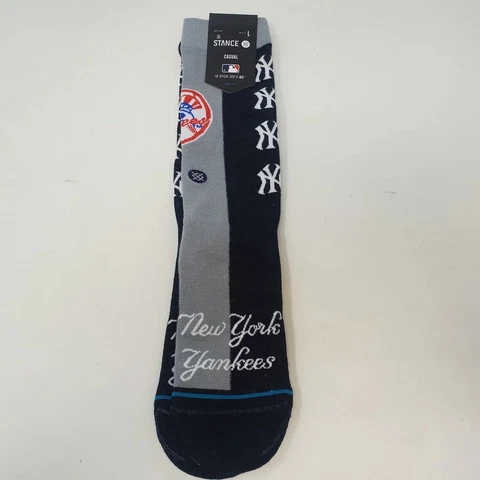 NEW Stance MLB New York Yankees Split Cushion Crew Sock / L - Men 9-13 / Wmns 11 Cover