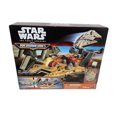 Star Wars Halcón Milenario El Despertar de la Fuerza Micro Máquinas Juego Nuevo en Caja Foto 1 de 4