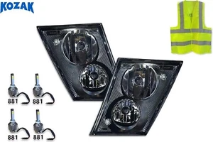 Fog Light Lamp Dual Double Bulb Pair Set Compatible with Volvo VNL 2004-2017 - Picture 1 of 9