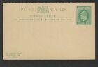 SIERRA LEONE:1902 DEMI PENNY + DEMI PENNY carte postale + réponse perf 7 H & G 9 inutilisée
