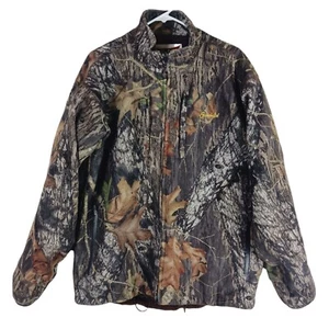 Gamehide Hyperhide H20 Soft Shell Jacket Huting Camo Large Vented Back Full Zip - Picture 1 of 12