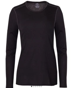 Hot Chillys Women's Black Crewneck Base Layer Small - Picture 1 of 3