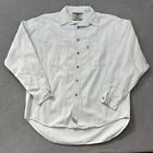 Levis Denim Shirt Adult Extra Large White Red Tab Western Cowboy 90s Rodeo Mens