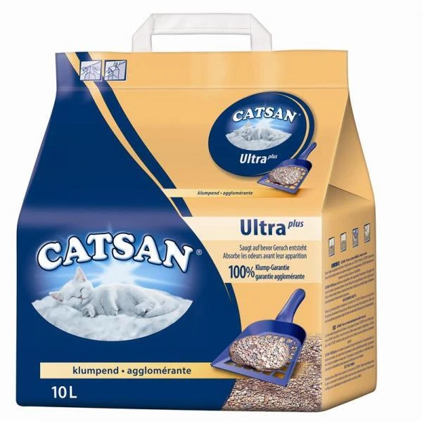 CATSAN Ultra Plus Ergiebige Klumpstreu - 10L