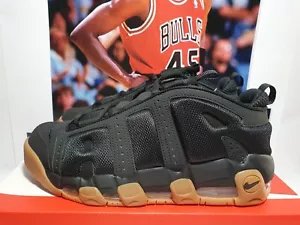 Nike Air More Uptempo Low Black Gum Uomo UK 8 EUR 42,5 (FN3055 003) - Foto 1 di 8