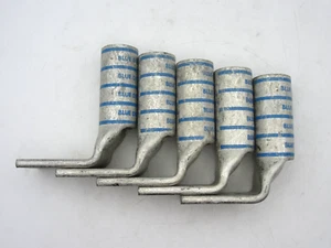 BURNDY YAZ34-2TC38-FX BLUE DIE 470/19 FLEX CONDUCTOR LUG 90 DEG (30 LOTS OF 5) - Picture 1 of 6