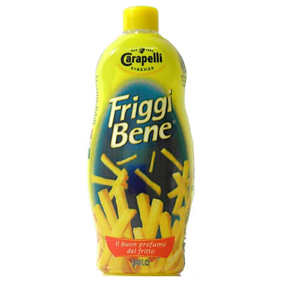 Calamita frigo miniatura CARAPELLI FRIGGI BENE MAGNET riproduzione fedele