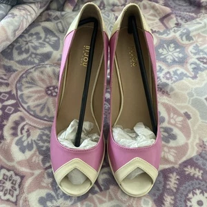 BIJOU NEW YORK PINK/IVORYHEELS SZ 8 1/2 - Bild 1 von 4