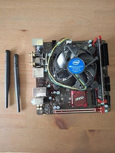 Bundle Carte mère mini ITX B250I Gaming PRO AC wifi + i5 7500 + 8 Go DDR4 + vent - Afbeelding 1 van 8