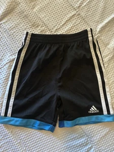 Youth Size 4T Adidas Shorts Grey, White And Blue - Picture 1 of 4