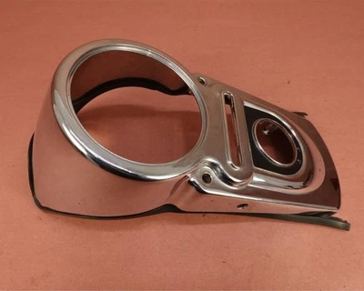 Harley-Davidson Dyna Fat Bob 2008-2013 FXDF cubierta de consola de tanque de combustible cromado Foto 1 de 4