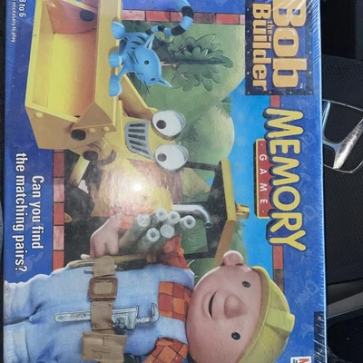 New SEALED 2001 Milton Bradley BOB THE BUILDER Memory Game Hasbro Ages 3 to 6 - Image 1 of 2