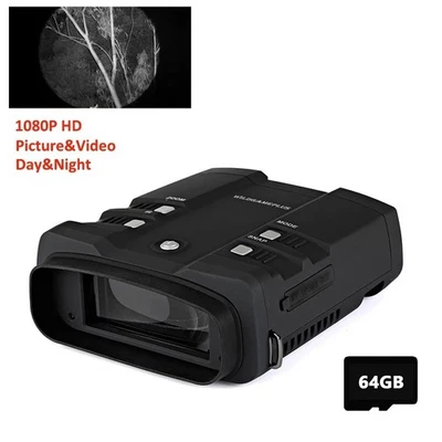 WG500B 1080P HD Night Vision Binoculars 3.6-10.8 Digital Zoom Infrared Hunting - Image 1 of 4