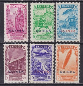 1943 - España - Guinea - Edifil 12/17 - Historia del Correo Habilitados - MNH - Bild 1 von 2