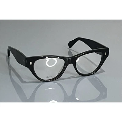 CELINE Women's Black Cat Eye Eyeglasses Frames Designer Luxury All Seasons - Image 1 of 4