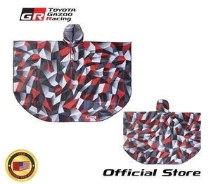 TOYOTA GAZOO Racing Rain Poncho (camouflage)  Free size TGRC-a065-02 - Picture 1 of 10