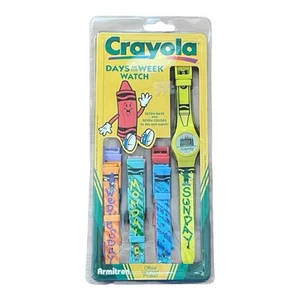 Crayola Days Of The Week Armitron Digital Watch - Picture 1 of 2