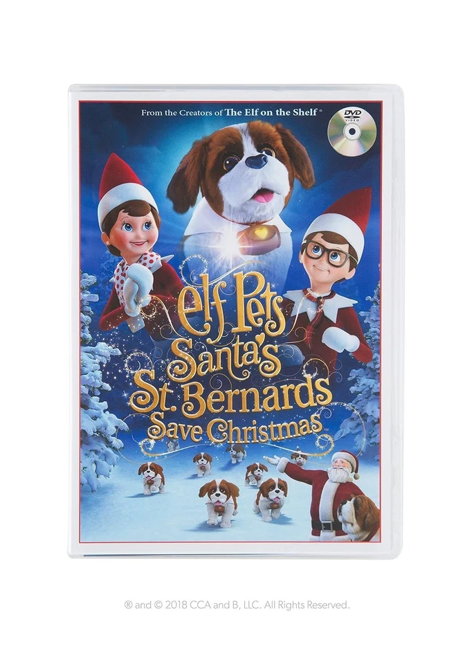 ELF ON THE SHELF ELF PETS SANTA'S ST BERNARD'S SAVE CHRISTMAS DVD NEW SEALED - Image 1 of 1