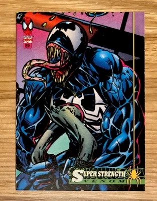 FLEER 1994 Spider-Man Card #18 VENOM MINT CARD! - Image 1 of 2