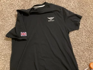 Camisa Oficial Bentley Coche Logo Bordado Con Bandera Británica XL - Imagen 1 de 4