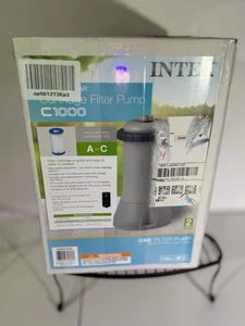 ☀️Intex Easy Set Swimming Pool Type A or C - FILTER PUMP - MODEL 637R (NIB)! - Picture 1 of 12