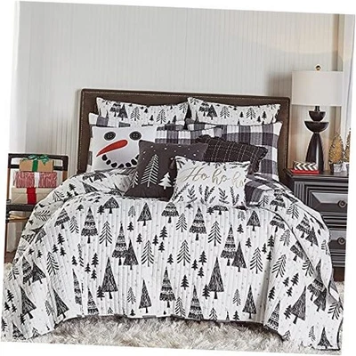  Merry & Bright Collection - Juego de edredón Northern Star - Edredón King/Cal - King Foto 1 de 4