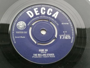 THE ROLLING STONES ORIGINAL 1963 U.K. 45 COME ON STONES 1ST 45 - Picture 1 of 7
