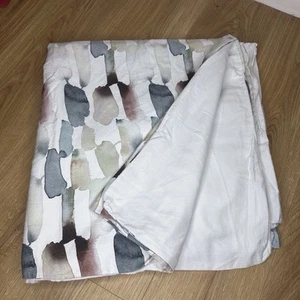 Designers At Debenhams Double Duvet Cover White Multi Arty Watercolour - Picture 1 of 9