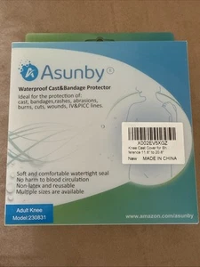 Cast & Bandage Protector WaterproofAdult Knee Model 230831 Watertight Seal NIB - Picture 1 of 4