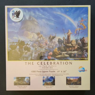 Rompecabezas SunsOut 1000 piezas The Celebration Tom DuBois Arca de Noé NUEVO EN CAJA Foto 1 de 4