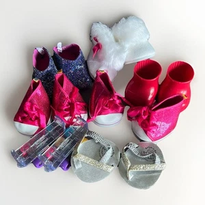 Build A Bear Workshop BABW Lote Zapatos Botas Sandalias Patines Zapatos Brillantes - Imagen 1 de 16