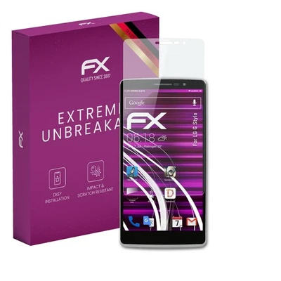 atFoliX Glass Protective Film for LG G Stylo Glass Protector 9H Hybrid-Glass - Image 1 of 4
