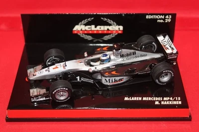 1/43 McLaren Mercedes MP4-15 (2000) - #1 M. Hakkinen - MINICHAMPS - Immagine 1 di 3