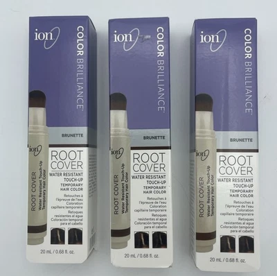 Cubierta de raíz resistente al agua Ion BRUNETTE retoque - Paquete de 3 Foto 1 de 3