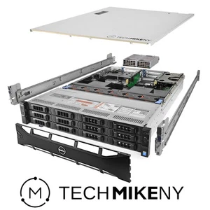 Dell PowerEdge R730xd Server 2x E5-2620v3 2,40Ghz 12-Core 128GB RAM 12x 8TB SAS - Bild 1 von 5