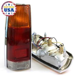 ISUZU RODEO LUV PICKUP PUP TRUCK CHROME TAIL LIGHT LAMPS PAIR 2 PIECES 1983-1988